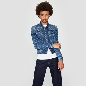 Pepe Jeans dámská džínová bunda Maddie Logo - M (0E9)